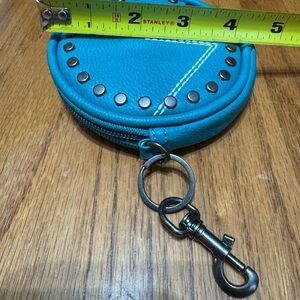 Wrangler Blue Coin Purse with Stud Accents